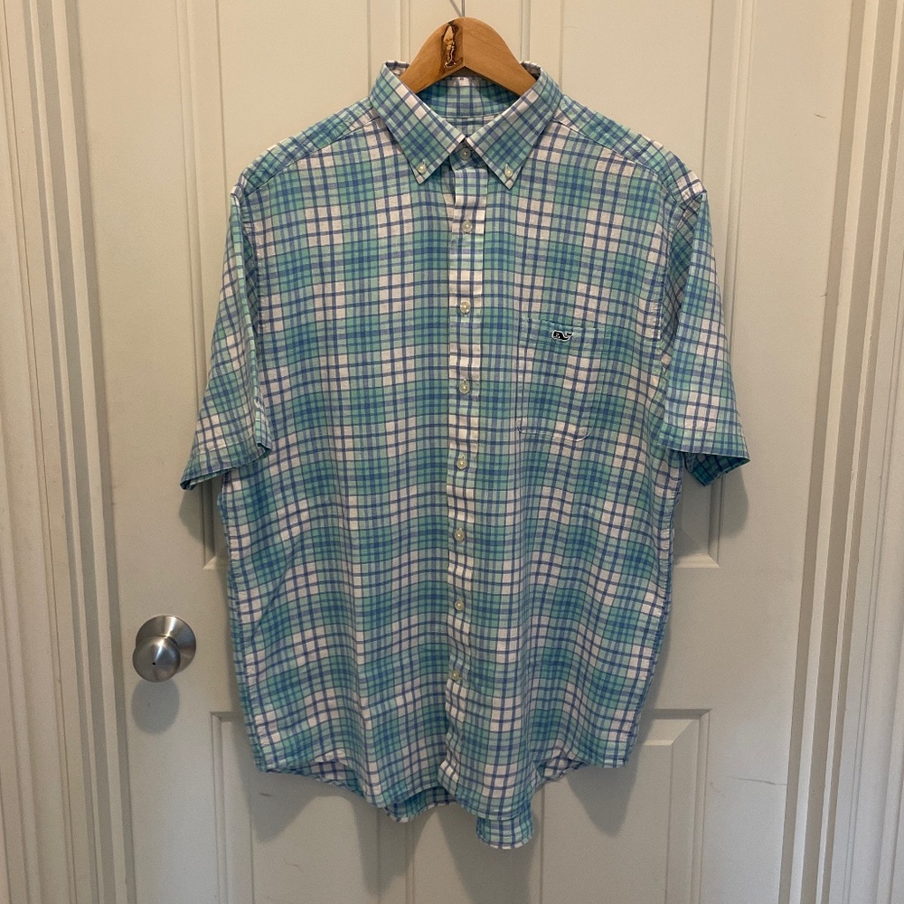 Men’s Vineyard Vines Classic fit Tucker short sleeve shirt XL